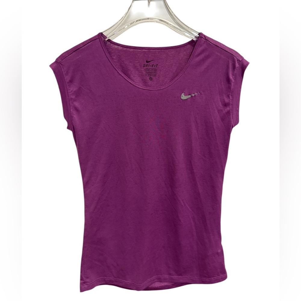 Nike Women's Purple Dri-FIT Cap Sleeve Training Tank